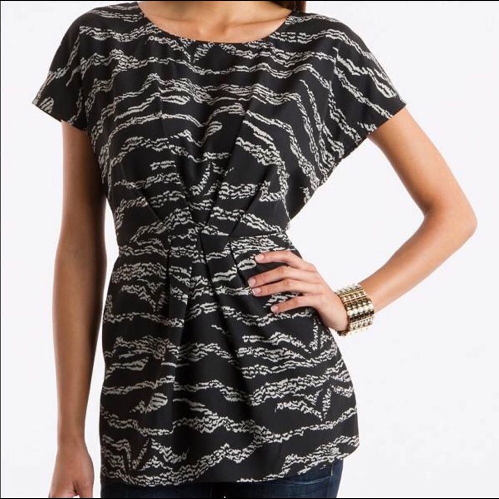 GUESS Aimee Top || Black White